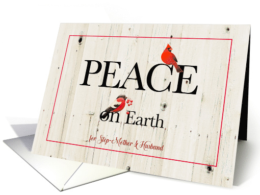Christmas Peace on Earth with Red Birds for Step Mother... (1792662)