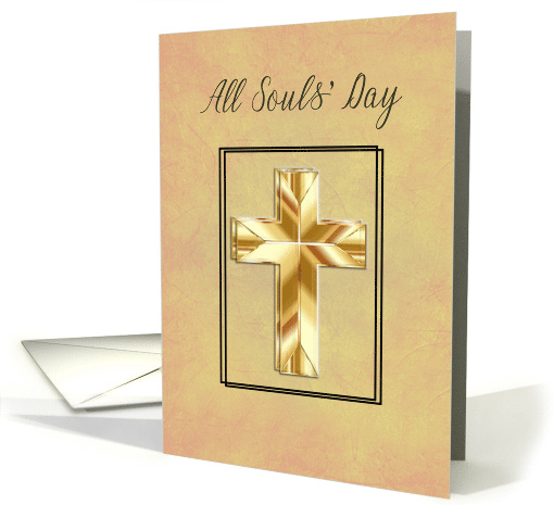 All Souls' Day with Golden Cross card (1800710)
