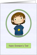 Grandson’s Day with Little Boy card