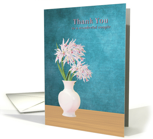 Thank You to Couple who Cared card (1889540)