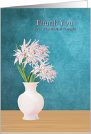 Thank You to Couple who Cared card
