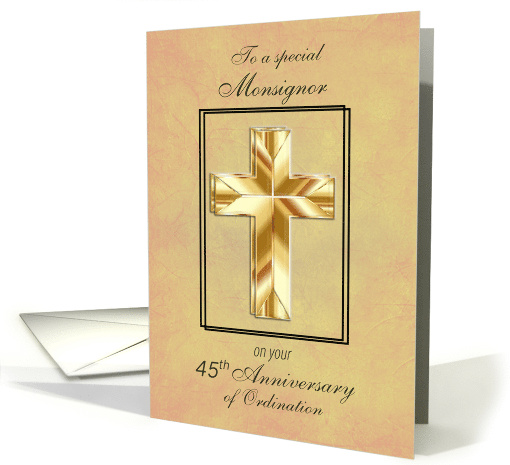 45th Anniversary of Monsignor Ordination card (1902438)