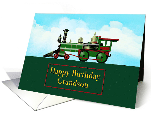 Grandson Birthday with Steam Engine card (1909566)