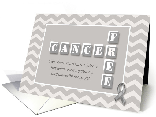 Cancer Free! Congratulations card (1627560)