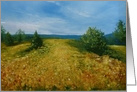 Thinking of You Landscape of a Golden Hill with a Blue Sky card