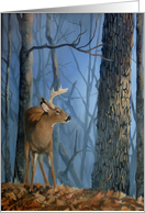 For Dad Father’s Day with a Deer in the forest card