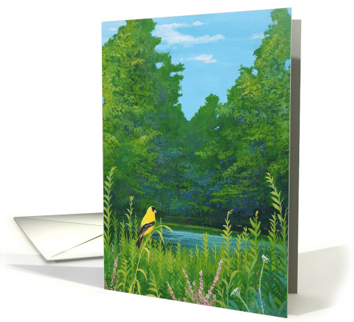 Thinking of You for a Bird Lover a Summer Landscape with... (1721274)