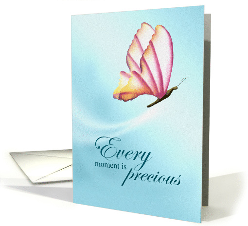 Thank You with a Butterfly Soaring in the Blue card (1642874)