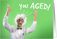 Happy Birthday Mad Professor on Green card