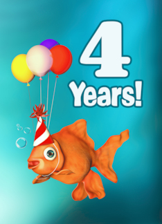 4 Years Old Goldfish...