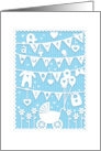 New Baby Boy a Sweet Bundle of Joy card