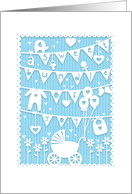 New Baby Boy a Sweet Bundle of Joy card