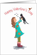 Cat Valentine’s Day Wishes for Her card
