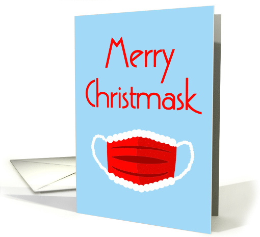 Merry Christmask Face Mask Coronavirus Covid Christmas card (1653890)