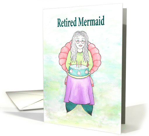 Retired Mermaid Happy Retirement card (1661656)