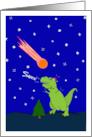 Funny T Rex Christmas Dino’s Holiday Chrismapocalypse card