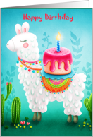Happy Birthday Have a Llama Fun! card