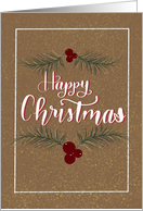 Happy Christmas card