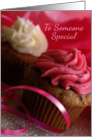 Valentine’s Day Pink Cupcakes card