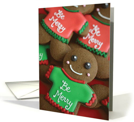 Holiday Gingerbread Cookies card (1664118)