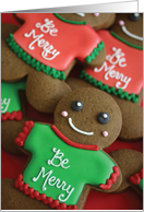 Holiday Gingerbread Cookies card