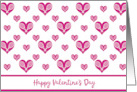 Tennis Happy Valentines Day card