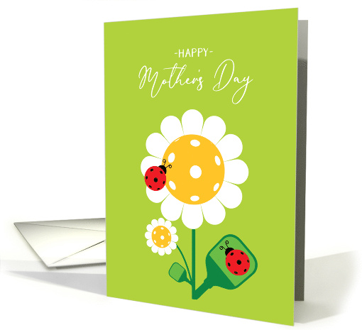 For Mother on Mother's Day Pickleball Green card (1676384)