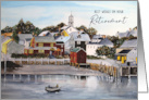 General Retirement Wishes Portsmouth Harbor Landscape Painting card
