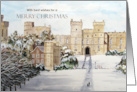 General Christmas Wishes Windsor Castle England Painting card