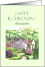 Grandfather on Retirement Rydal Mount Garden England Painting card
