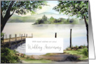 General Congratulations on Wedding Anniversary Derwentwater Cumbria card
