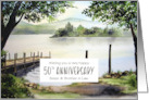 For Sister and Brother in Law 50th Anniversary Custom Derwentwater card