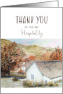 Thank You for Your Hospitality Buttermere Village Autumn Scenery card