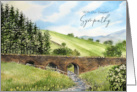 With Sympathy from Both of Us Scawgill Bridge Cumbria England card