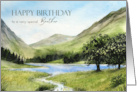 For Brother on Birthday Lake Buttermere Cumbria England Landscape card