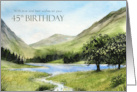 For 45th Birthday Lake Buttermere Cumbria England Landscape card