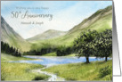 For Hannah and Joseph 50th Anniversary Custom Lake Buttermere England card