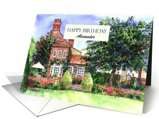 For Alexander on Birthday The Manor House York Watercolor... (1772976)