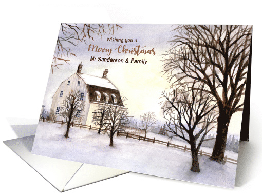 For Mr Sanderson & Family on Christmas Winter in New... (1777322)