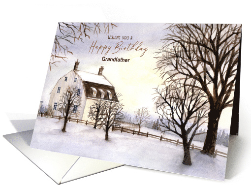 For Grandfather on Birthday Winter in New England... (1777634)
