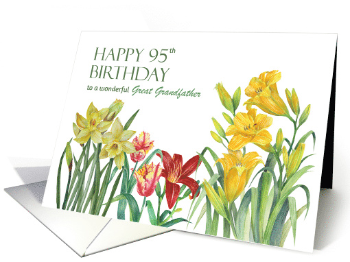 For Great Grandfather on 95th Birthday Custom Spring... (1817862)