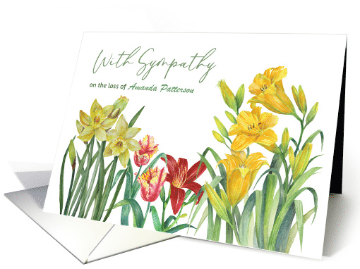 Sympathy on the Loss of Amanda Patterson Spring Flowers... (1823334)