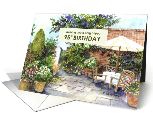 For 95th Birthday Terrace of Manor House Garden... (1827312)