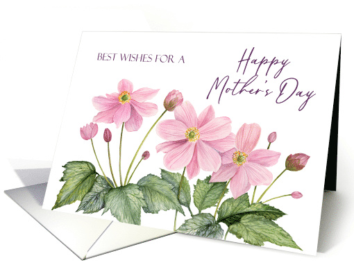 General Happy Mothers Day Watercolor Pink Japanese... (1842272)