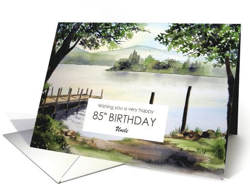 For Uncle on 85th Birthday Custom Derwentwater Lake... (1875702)
