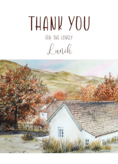 Thank You for The Lunch Buttermere Village Autumn Scenery