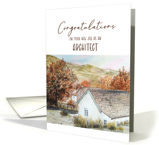 Congratulations on New Architect Job Buttermere Village... (1889654)