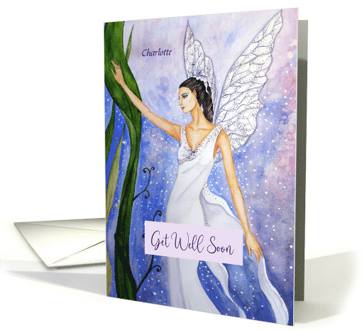 For Charlotte Get Well Soon Custom Lotus Fairy Watercolor... (1924230)