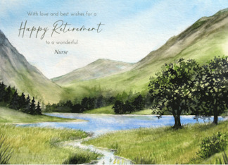 For Nurse on Retirement Custom Lake Buttermere Cumbria England