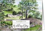 Son and Daughter in Law Wedding Day Custom Farmhouse in Lake District